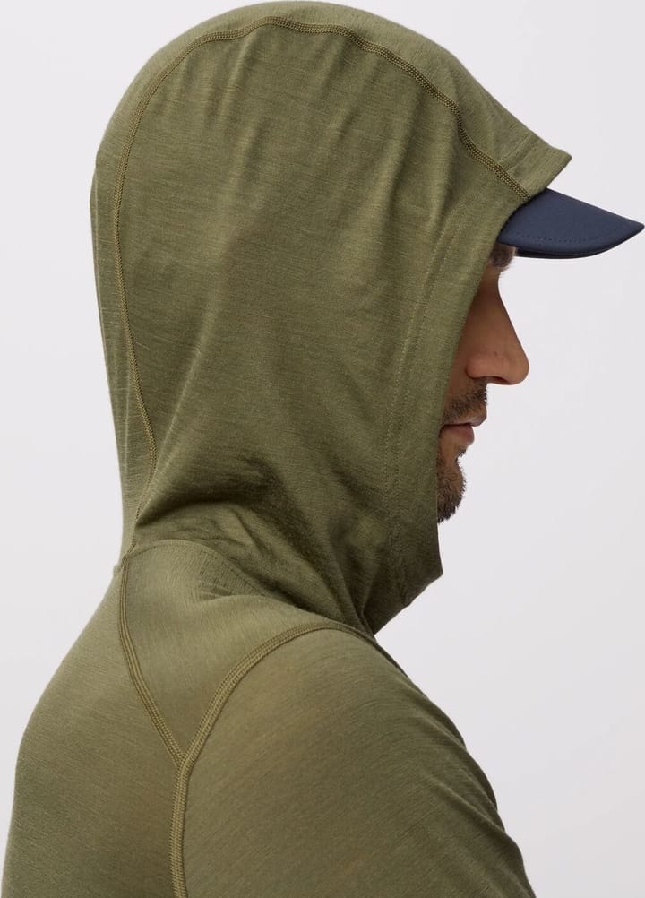 Fjällräven Men's Abisko Wool Hoodie Light Fossil Fjällräven