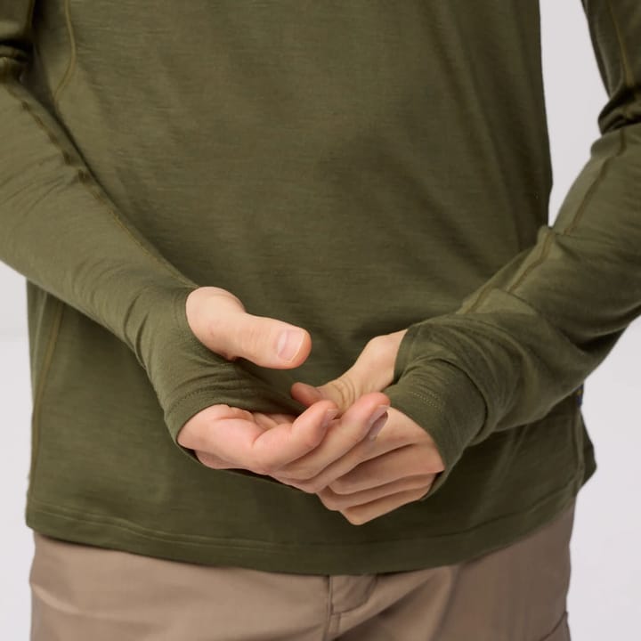 Fjällräven Men's Abisko Wool Hoodie Light Fossil Fjällräven