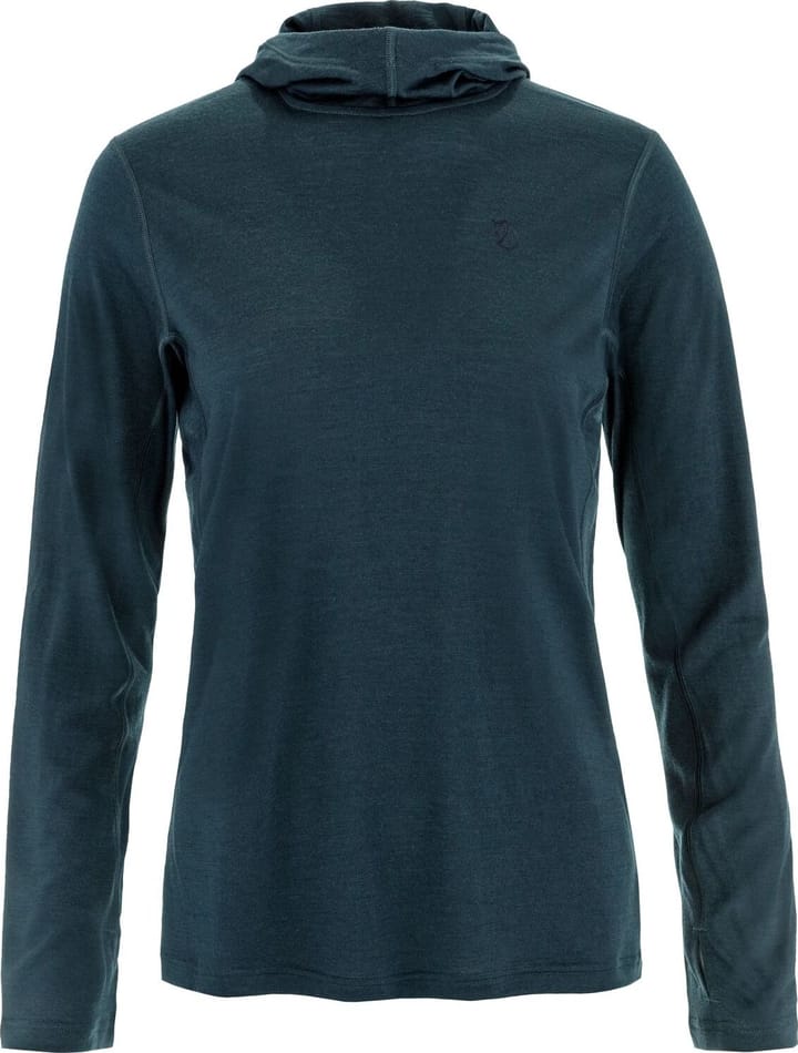 Fjällräven Women's Abisko Wool Hoodie Dark Navy Fjällräven