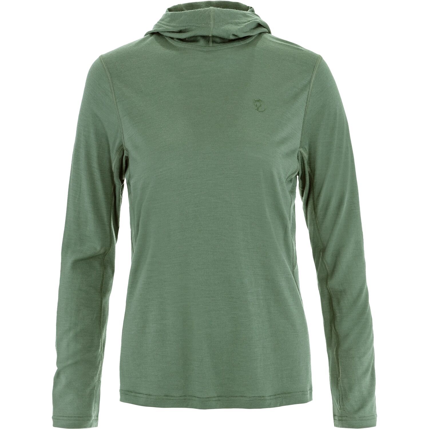 Fjällräven Women's Abisko Wool Hoodie Patina Green