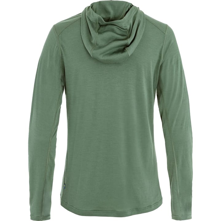 Fjällräven Women's Abisko Wool Hoodie Patina Green Fjällräven