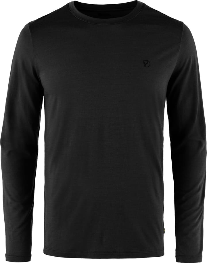 Fjällräven Men's Abisko Wool Long Sleeve Black Fjällräven