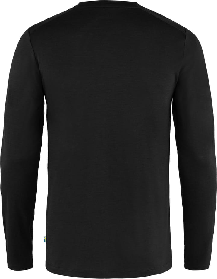 Fjällräven Men's Abisko Wool Long Sleeve Black Fjällräven