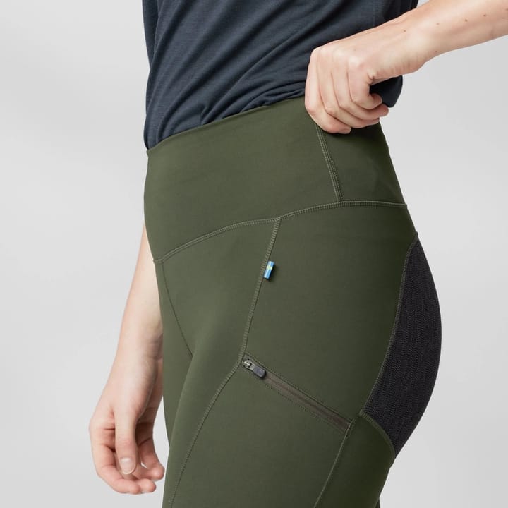 Fjällräven Women's Abisko Trekking Tights HD Deep Forest Fjällräven