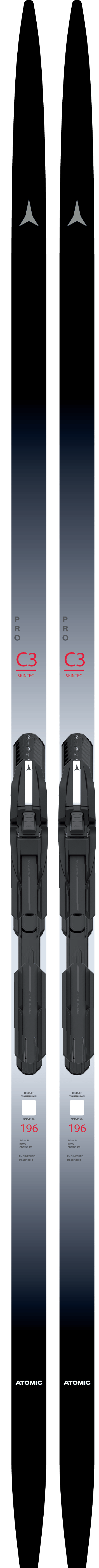 Atomic Pro C3 Skintec Hard + Shift CL Black/Grey