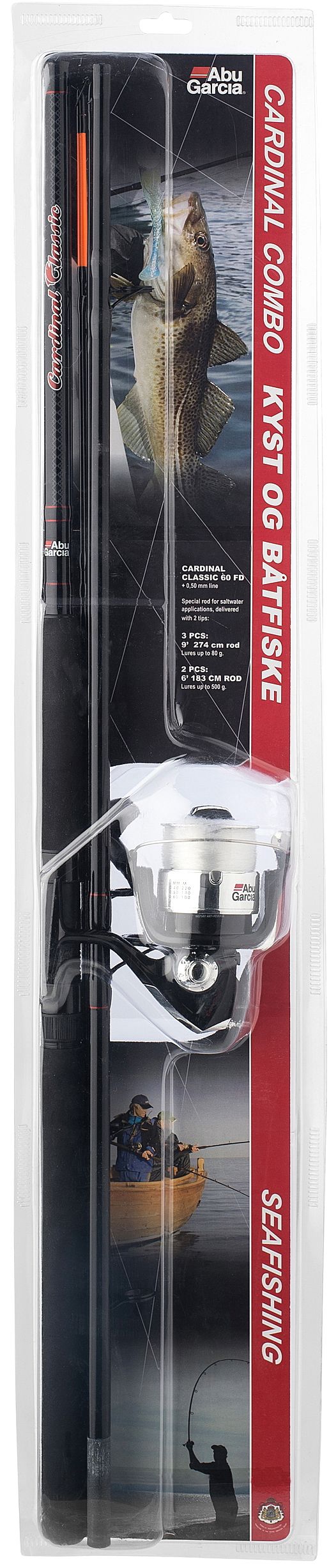 Abu Garcia Cardinal Combo Seafishing 9ft Two Tip Abu Garcia