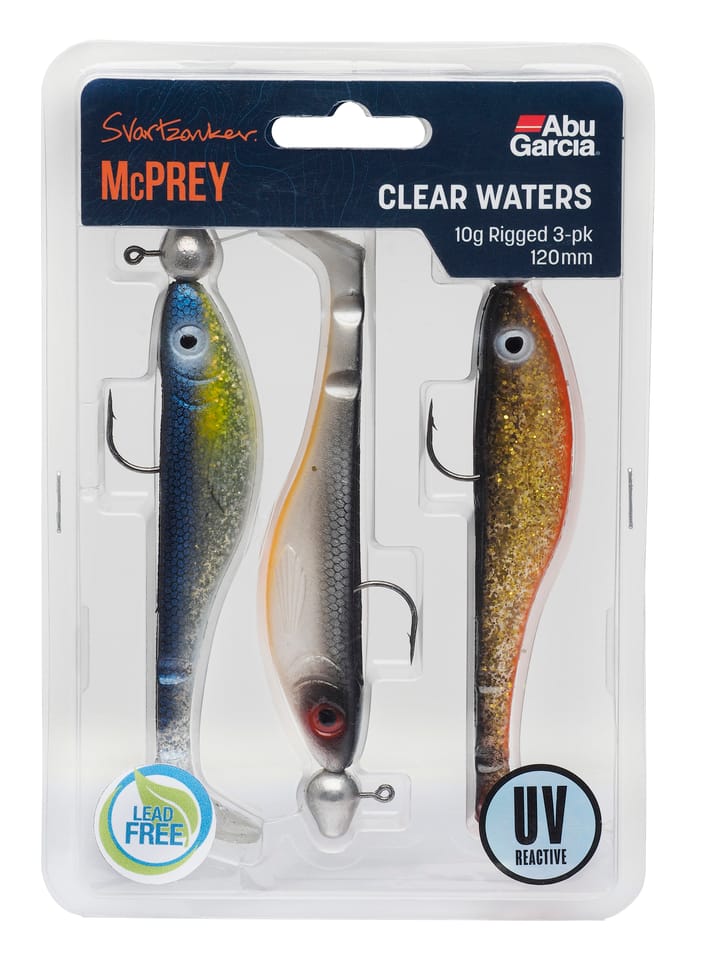 Abu Garcia Mcprey 10gr Rigged 3-Pack Clear Waters Abu Garcia