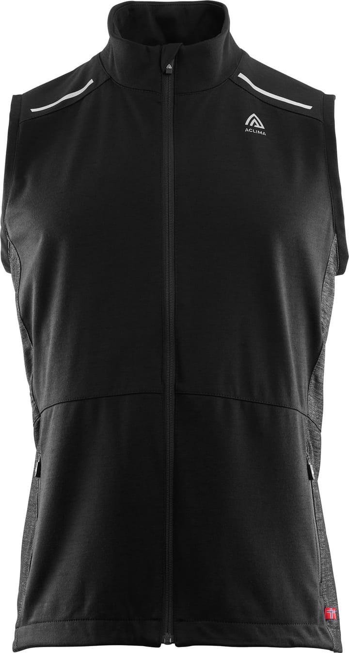 FlexWool Sports Vest Man Jet Black Aclima