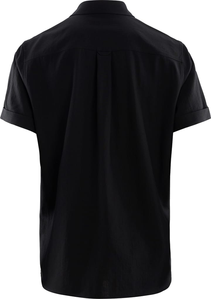 LeisureWool Short Sleeve Shirt Man Jet Black Aclima
