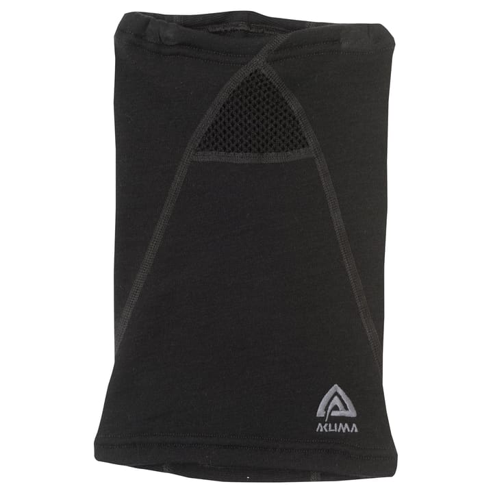 Aclima Doublewool Neck Gaiter Unisex Jet Black Aclima