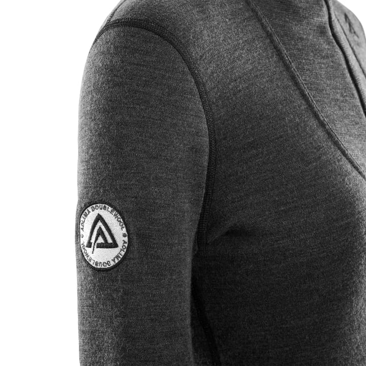 Aclima DoubleWool Polo with Zip Woman Marengo/Jet Black Aclima