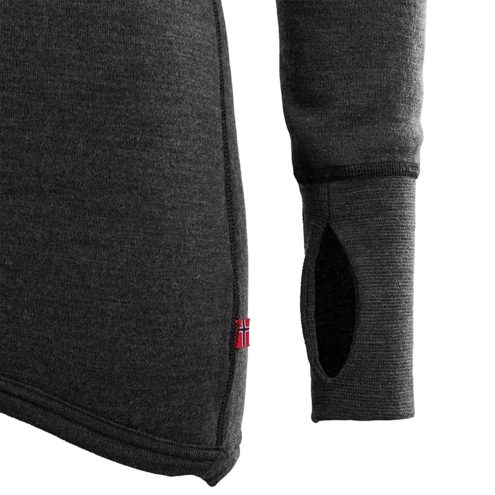 Aclima DoubleWool Polo with Zip Woman Marengo/Jet Black Aclima