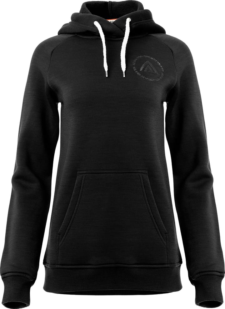 Women's FleeceWool V2 Hoodie Jet Black Aclima