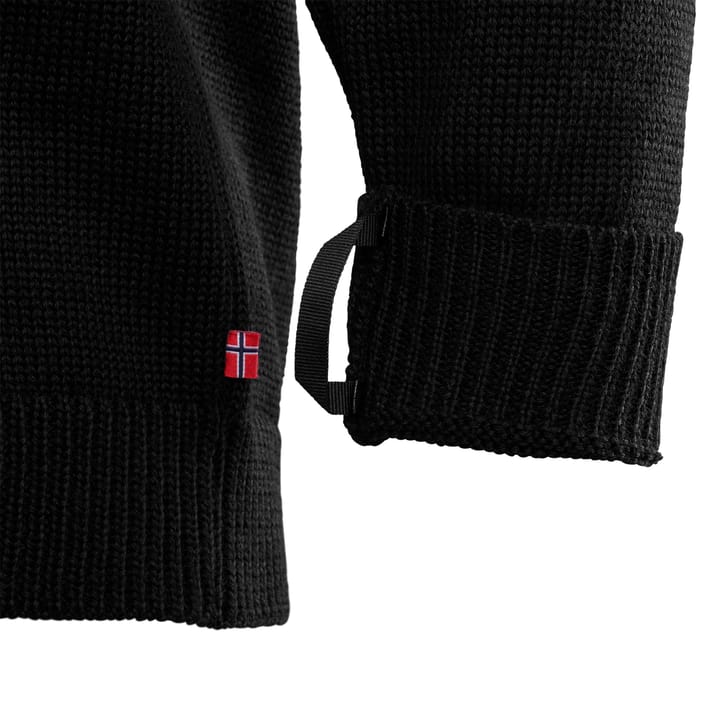 Lars Monsen Anárjohka Wool Pullover Jet Black Aclima