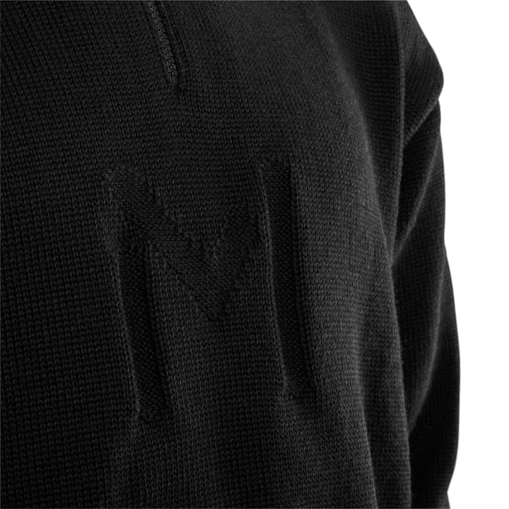 Lars Monsen Anárjohka Wool Pullover Jet Black Aclima