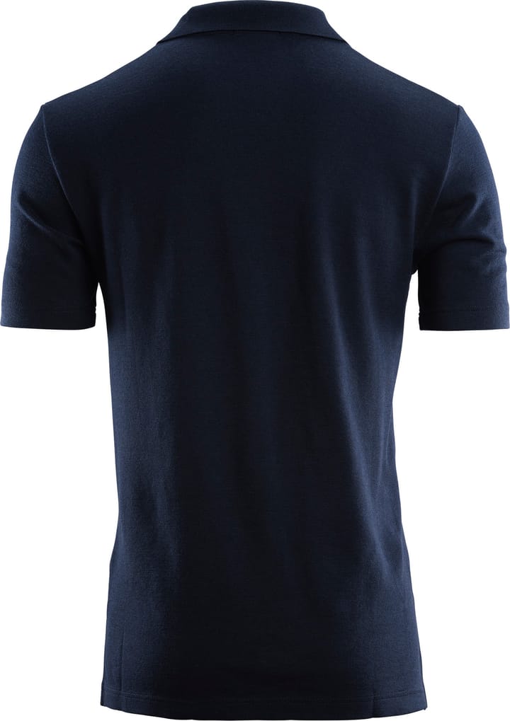 Aclima Men's LeisureWool Pique Shirt Navy Blazer Aclima