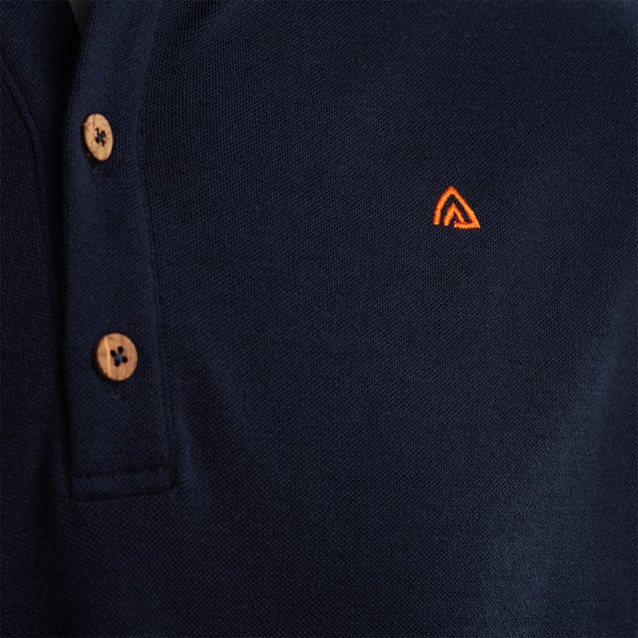 Aclima Men's LeisureWool Pique Shirt Navy Blazer Aclima