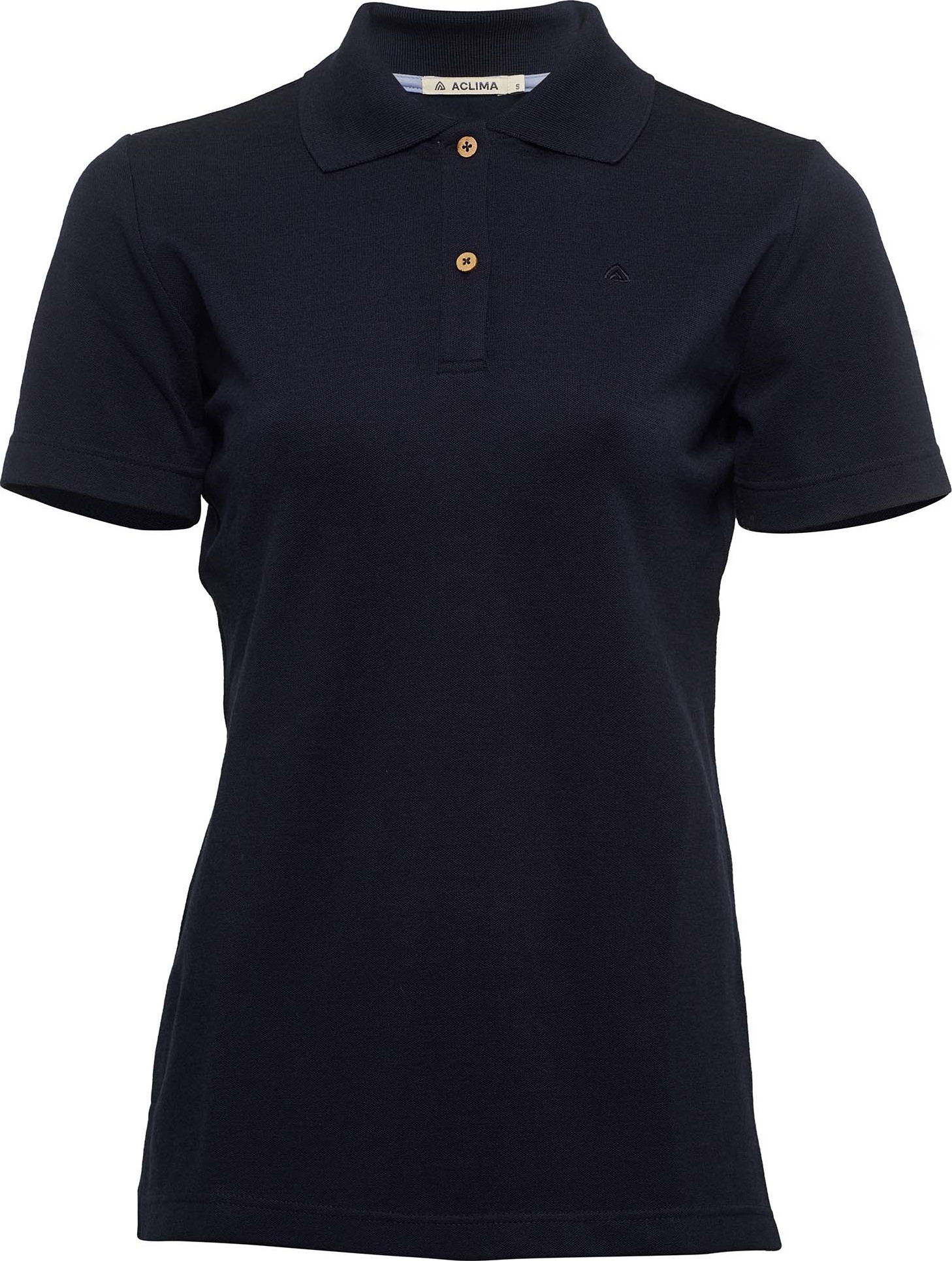 Aclima LeisureWool Pique Shirt Woman Navy Blazer L, Navy Blazer
