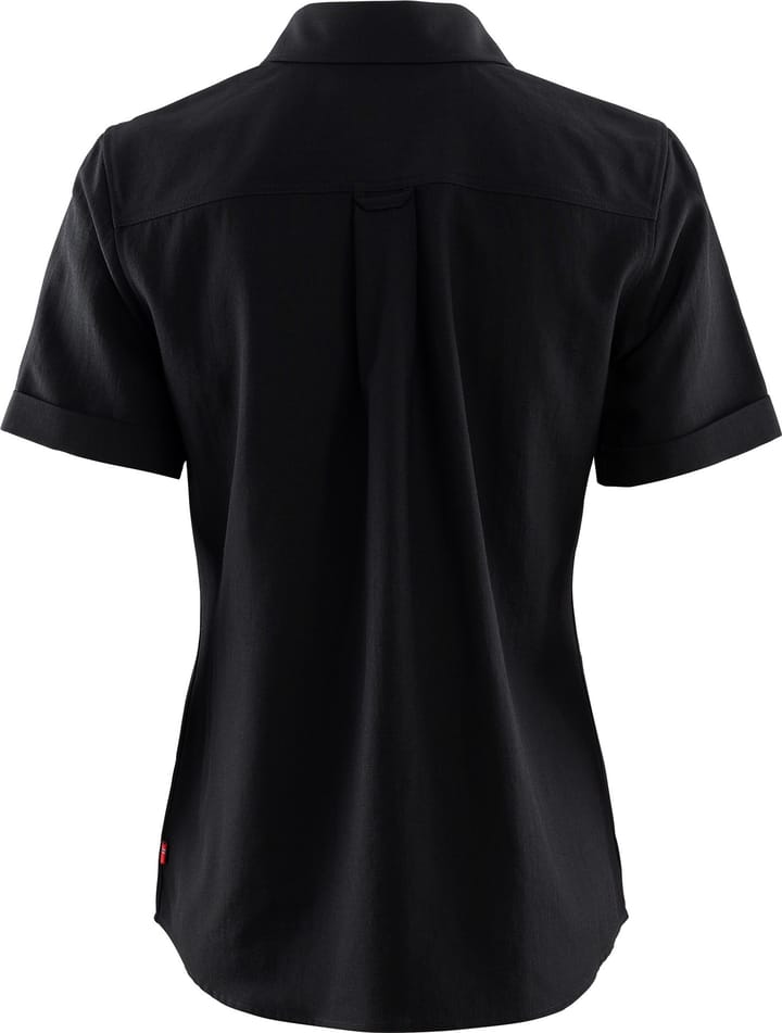 Aclima LeisureWool Short Sleeve Shirt Woman Jet Black Aclima