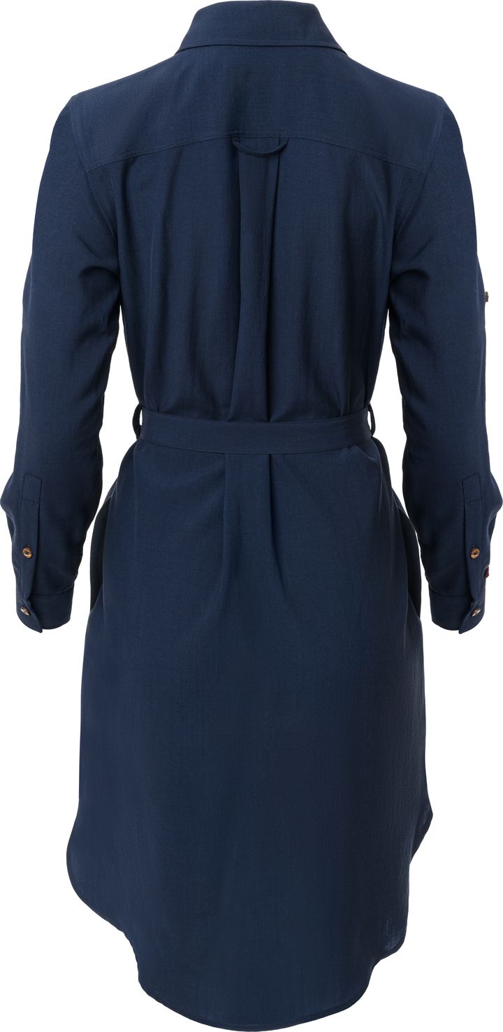 Women's LeisureWool Woven Wool Dress Navy Blazer Aclima