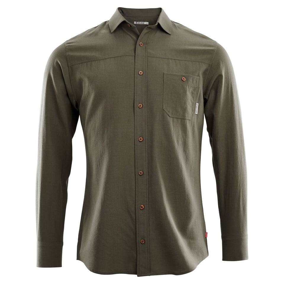 LeisureWool Woven Wool Shirt Man