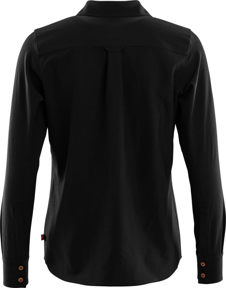 Aclima LeisureWool Woven Wool Shirt Woman Jet Black Aclima