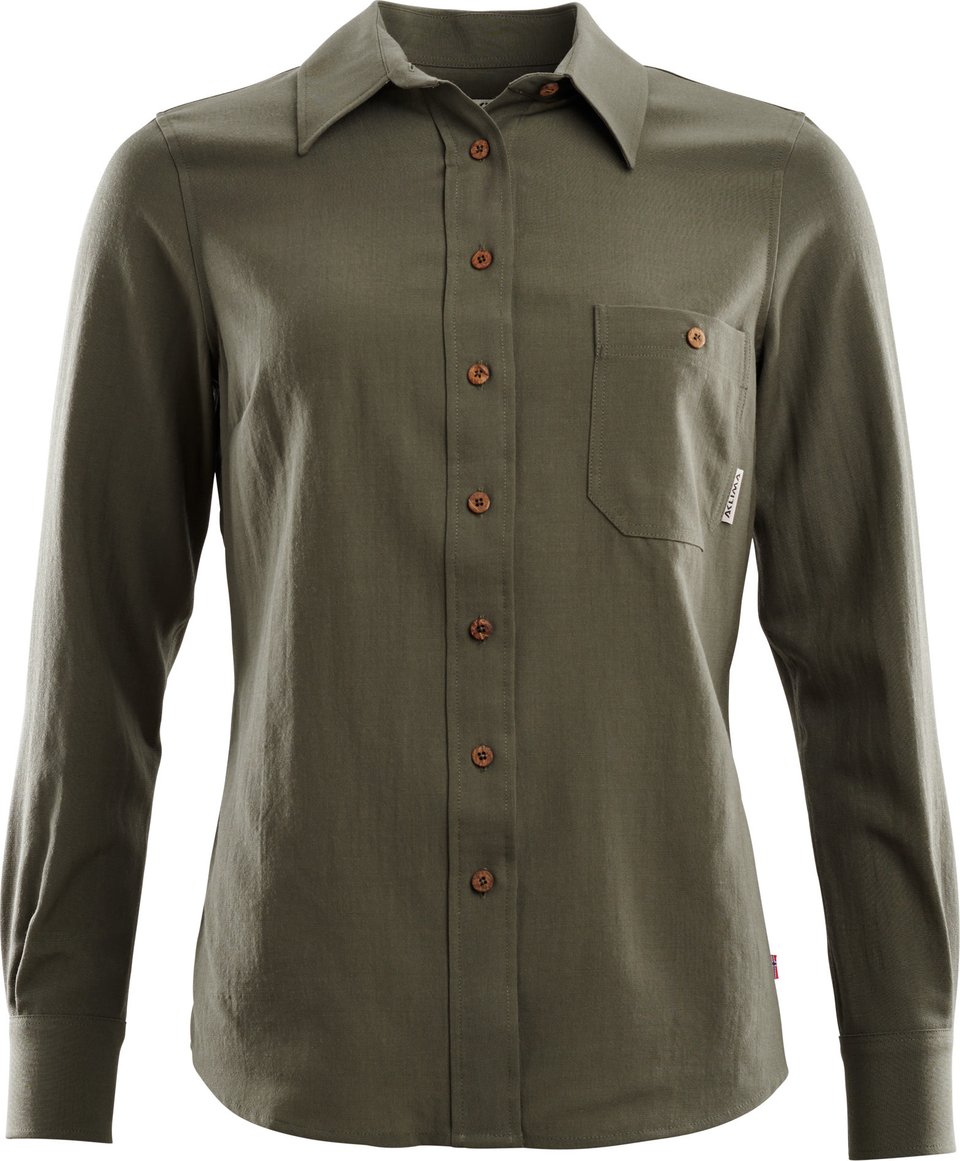 LeisureWool Woven Wool Shirt Woman