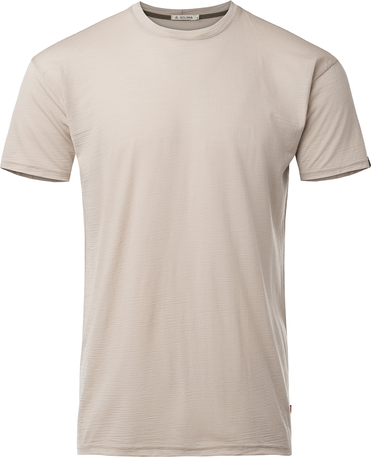 Aclima Men's LightWool 180 Classic Tee Simply Taupe