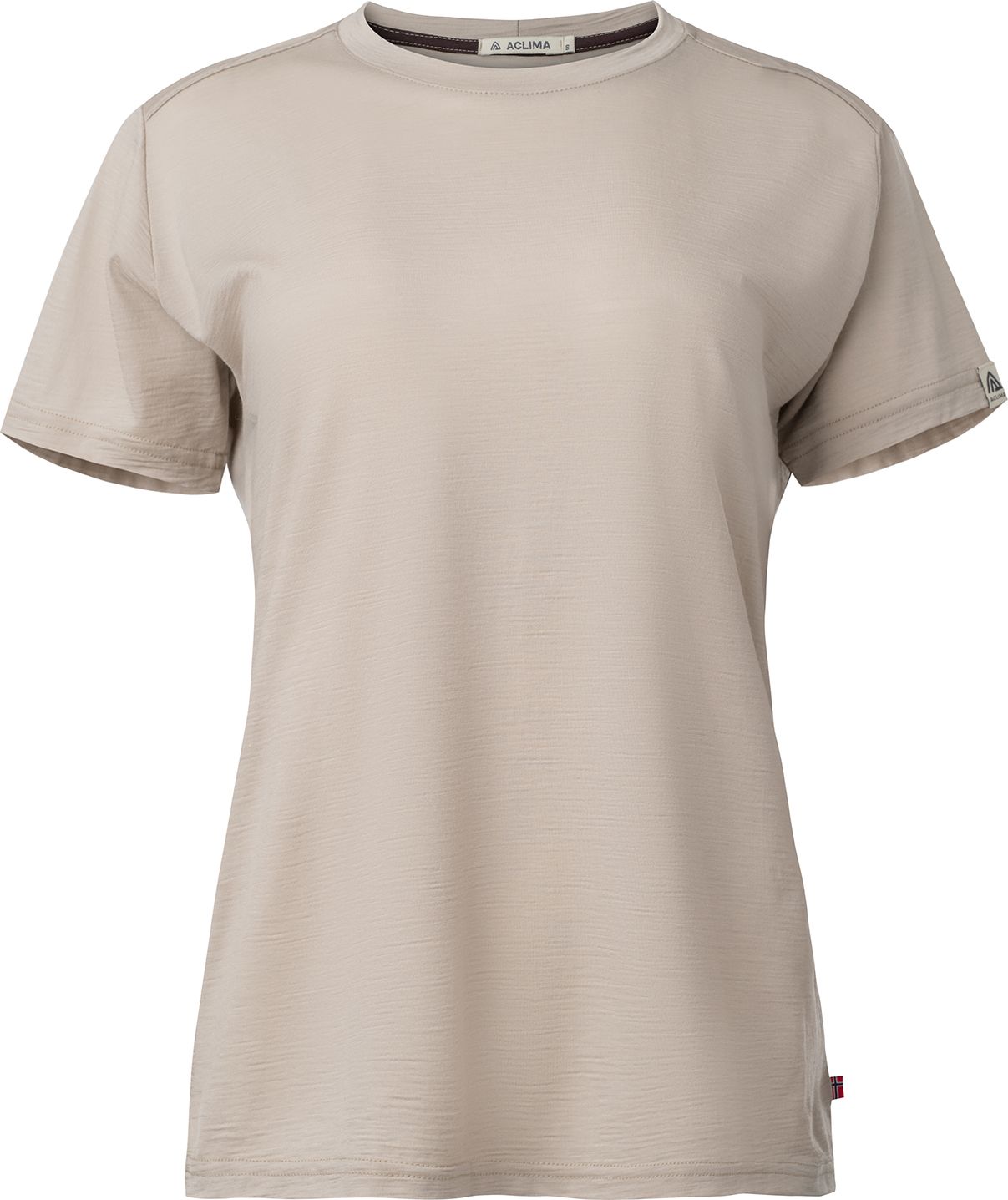 Aclima Women's LightWool 180 Classic Tee Simply Taupe