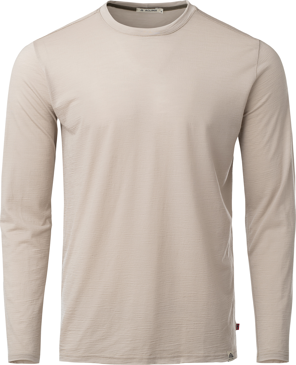 Aclima Men’s LightWool 180 Crewneck Simply Taupe