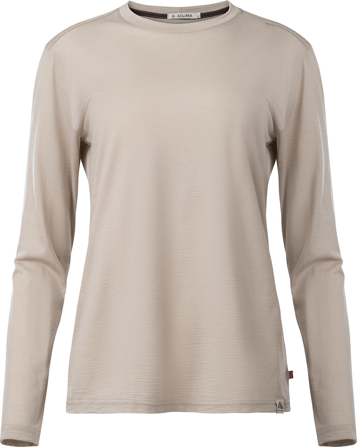 Aclima Women's LightWool 180 Crewneck Simply Taupe