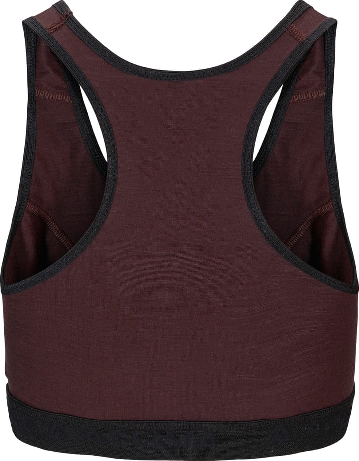 Aclima Women's LightWool 180 Sports Top Chocolate Plum Aclima