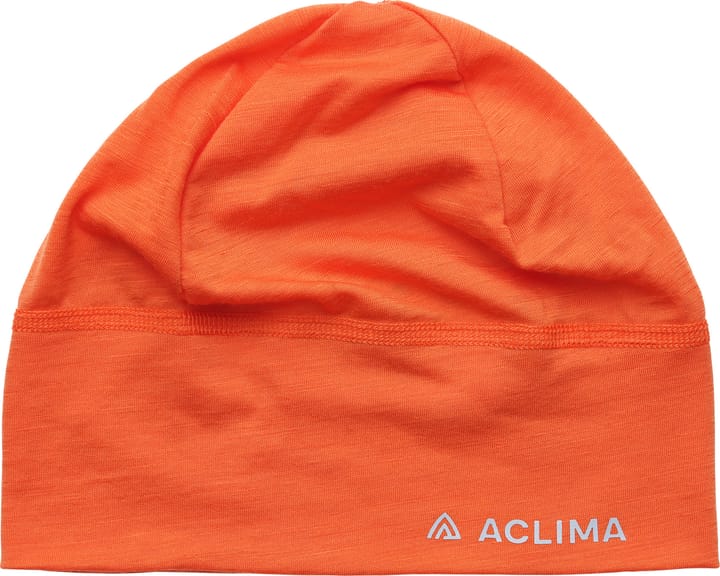 Aclima LightWool 140 Beanie Orange Tiger Aclima