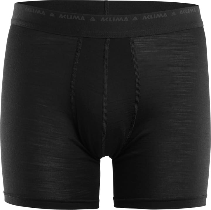 Aclima Men's LightWool 140 Boxer Jet Black Aclima