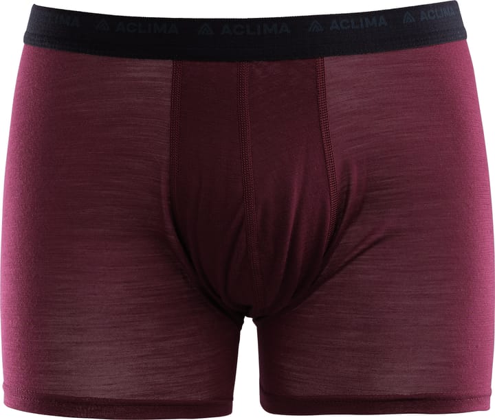 Aclima Men's LightWool 140 Boxer Zinfandel Aclima