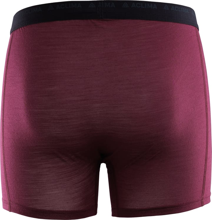 Aclima Men's LightWool 140 Boxer Zinfandel Aclima