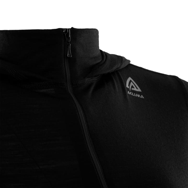 Aclima LightWool Hoodie Woman Jet Black Aclima