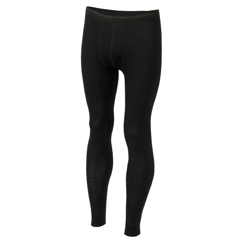 Aclima LightWool Longs Men Jet Black Undertøy underdel 3XL