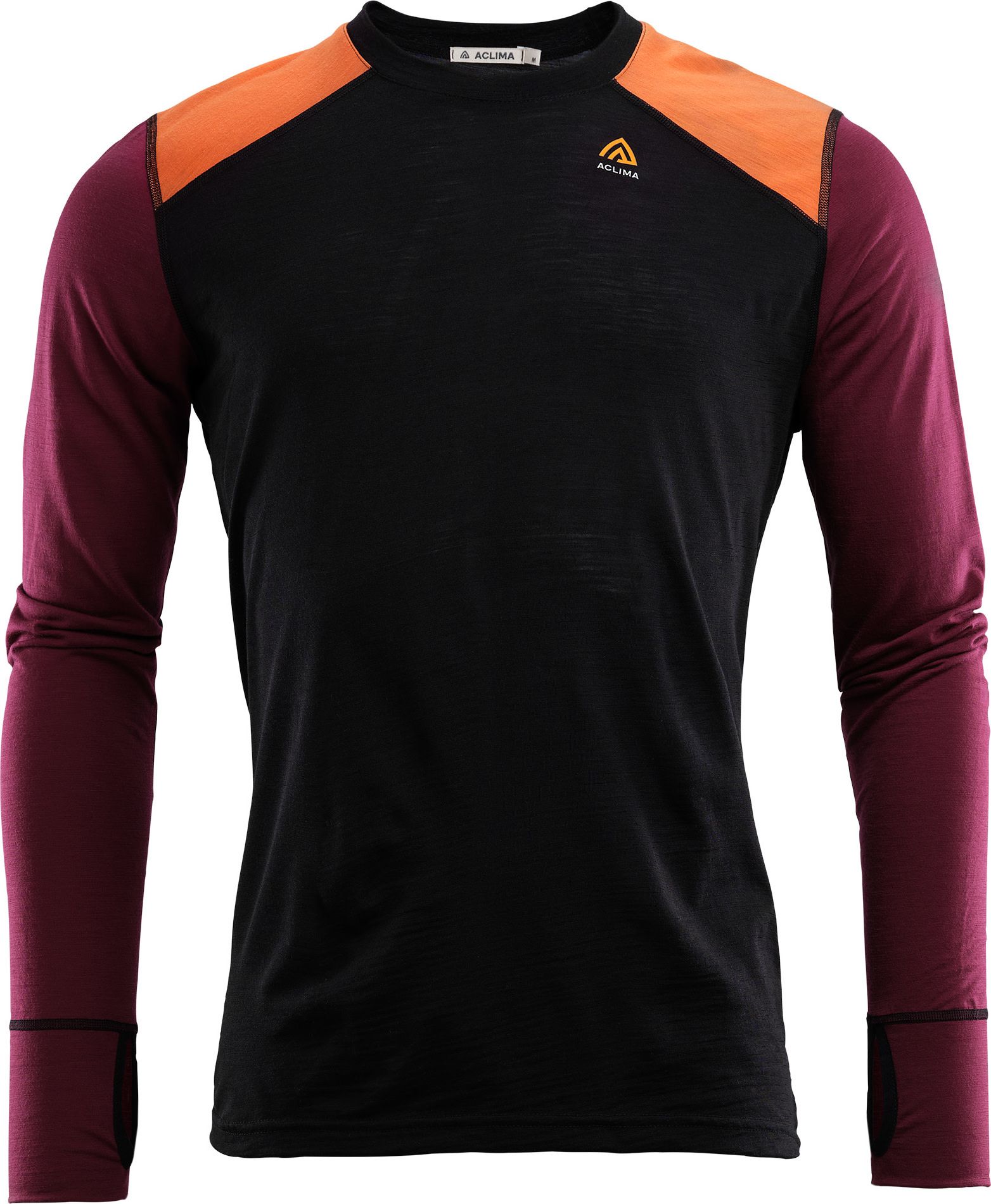 Aclima LightWool Reinforced Crew Neck Man Jet Black Aclima LightWool Reinforced Crew Neck Man Jet Black