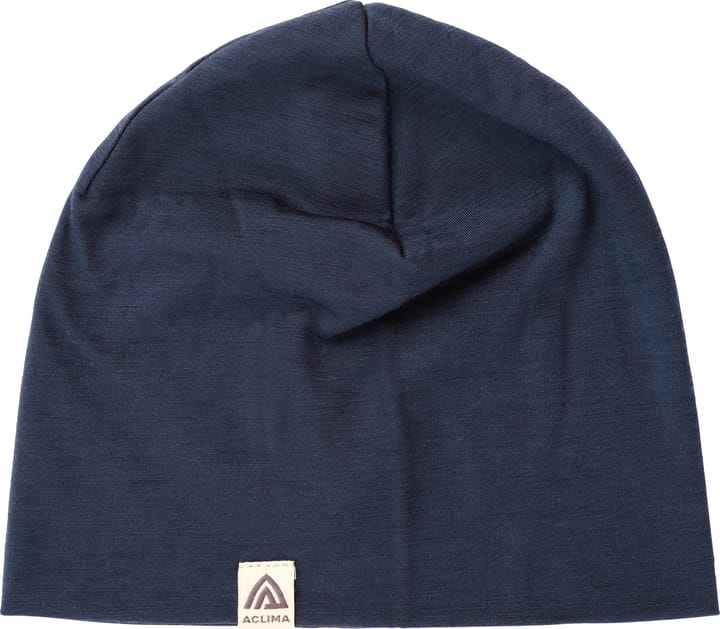Aclima LightWool Relaxed Beanie Navy Blazer Aclima