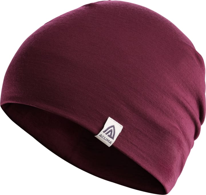 Aclima LightWool Relaxed Beanie Zinfandel Aclima