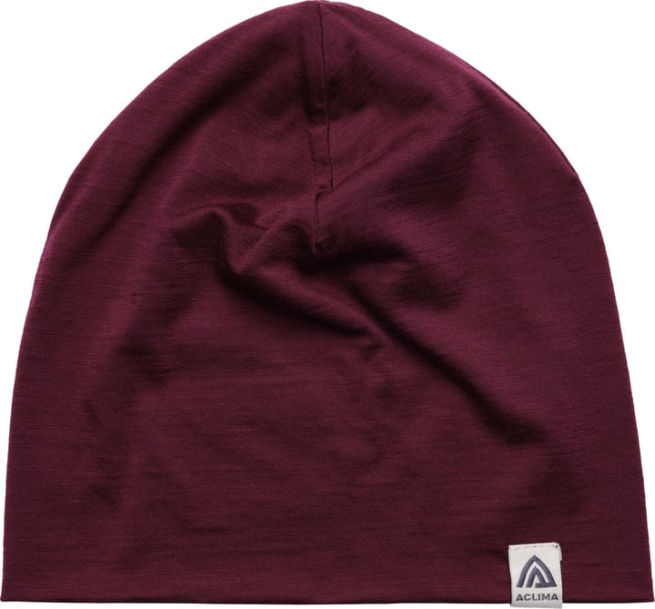 Aclima LightWool Relaxed Beanie Zinfandel Aclima
