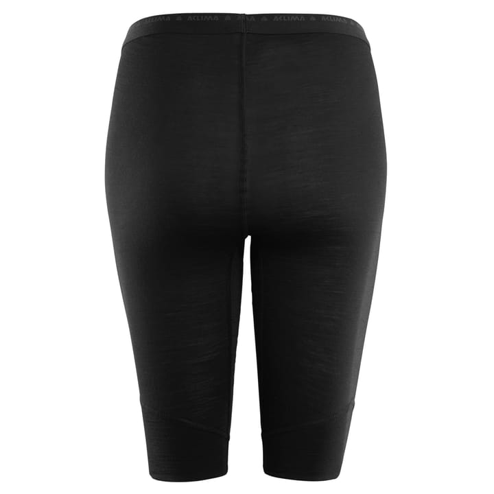 LightWool Shorts Long Women Jet Black Aclima