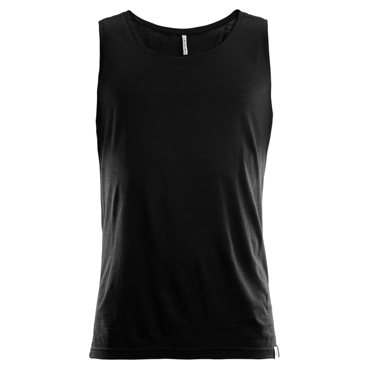 LightWool Singlet Man Jet Black Aclima