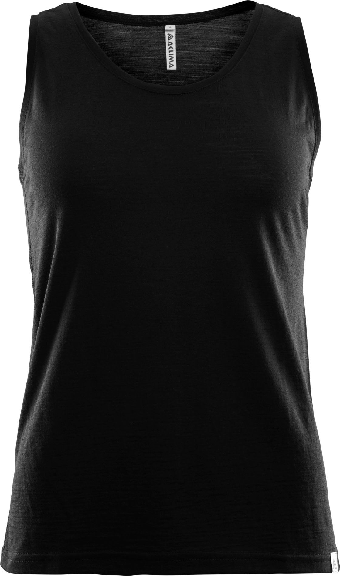 LightWool Singlet Woman Jet Black