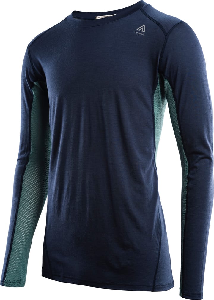 LightWool Sports Shirt Man Navy Blazer / North Atlantic Aclima