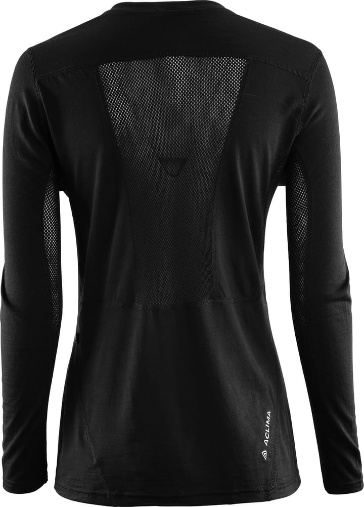 Aclima LightWool Sports Shirt Woman Jet Black Aclima