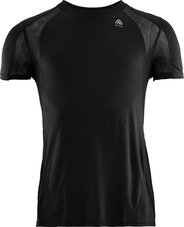 Aclima Men's LightWool 140 Sports T-shirt Jet Black Aclima