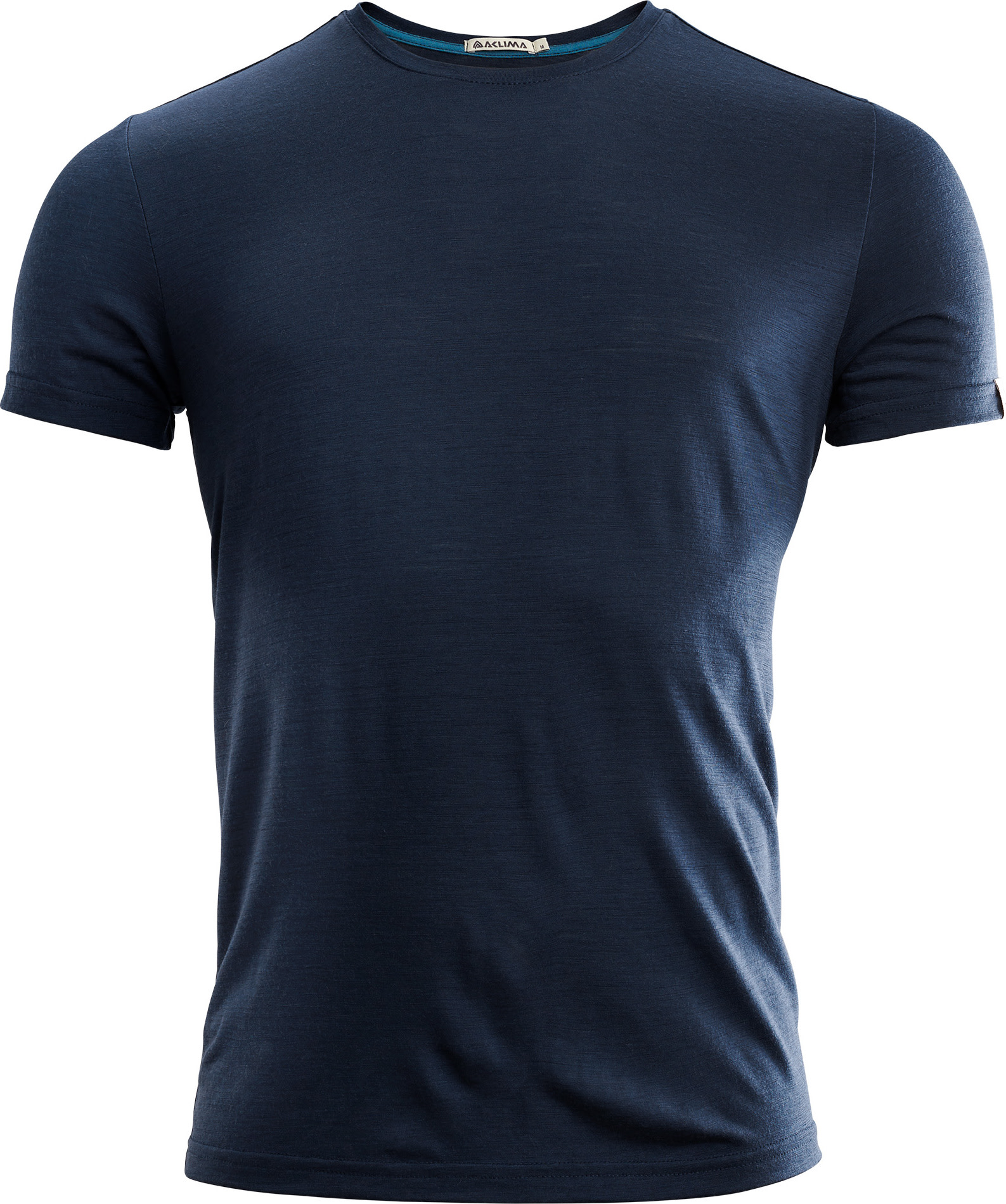 Men’s LightWool T-shirt Round Neck Navy Blazer
