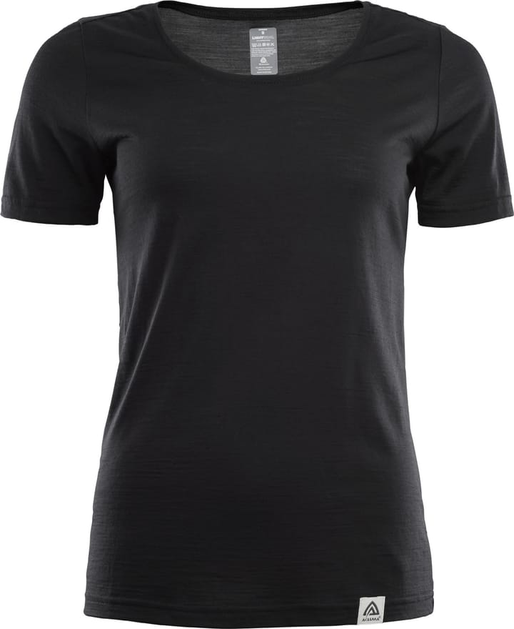 Aclima Women's LightWool 140 T-shirt Jet Black Aclima